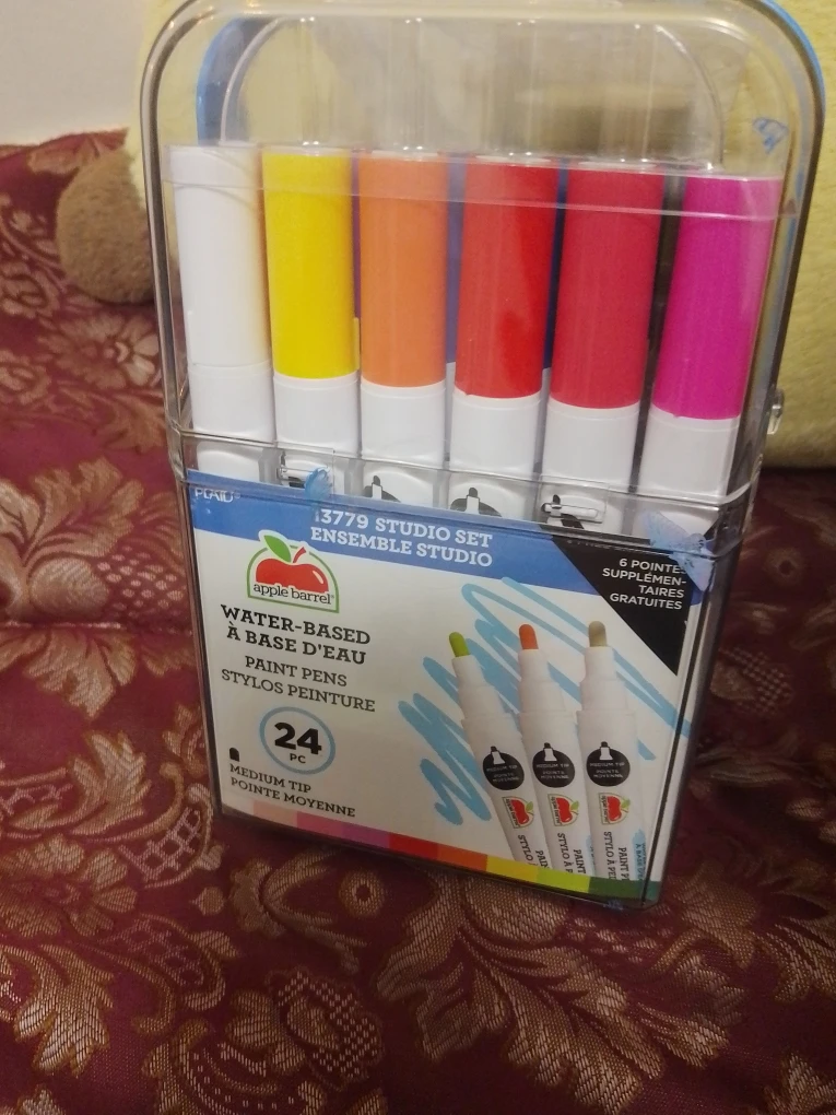 Apple Barrel 3779 Studio Set Water-Based Paint Pens