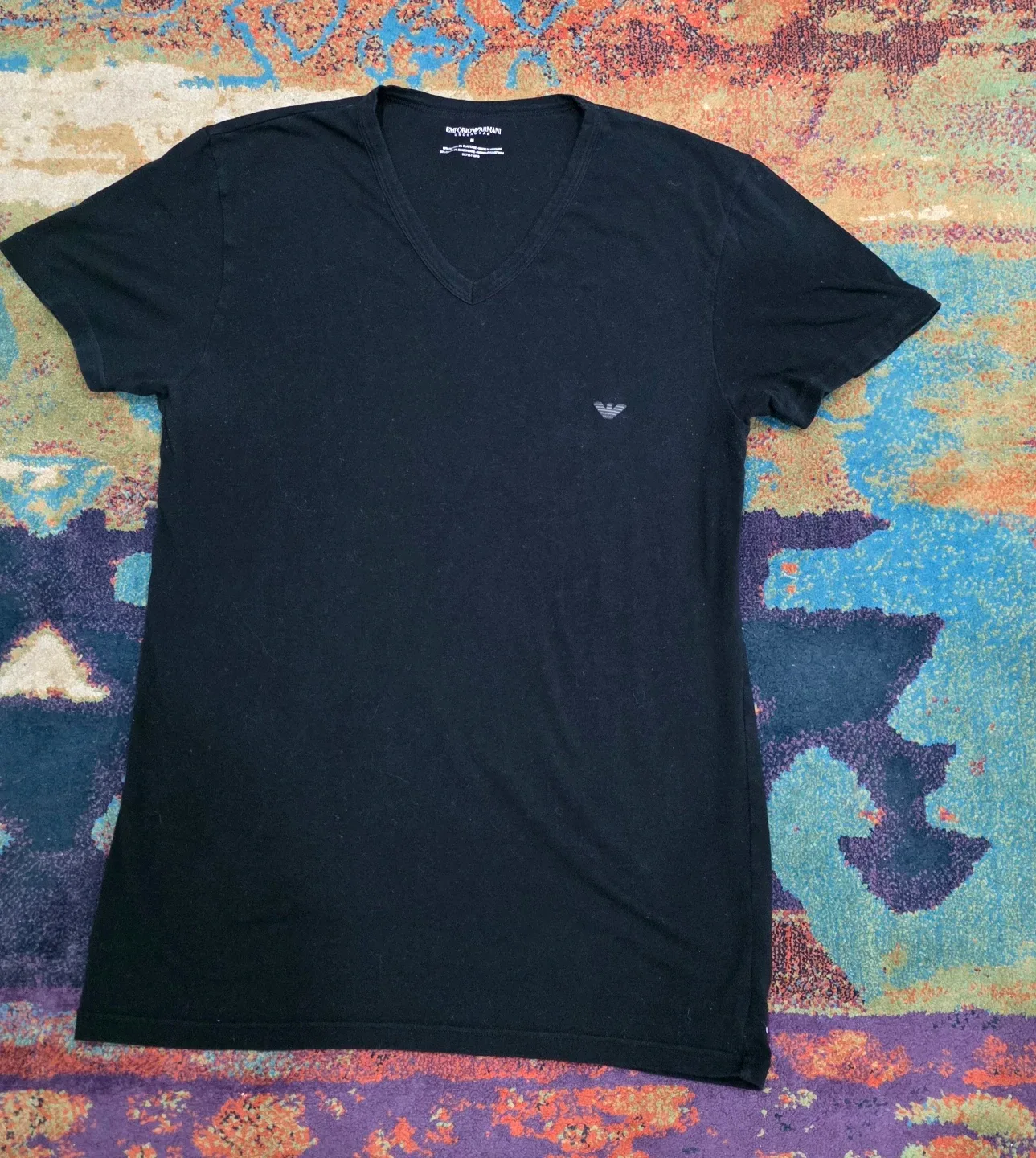 2 Black Emporio Armani  T-Shirt's Size M - photo 2