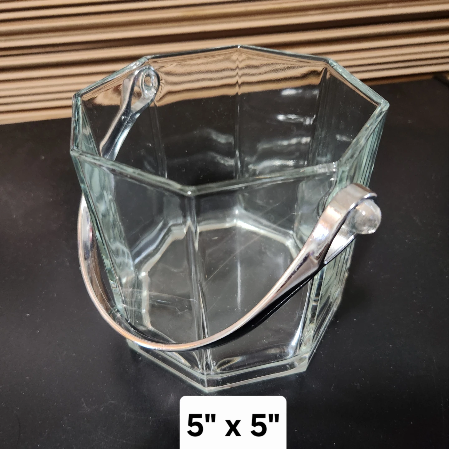 Glass Ice Bucket