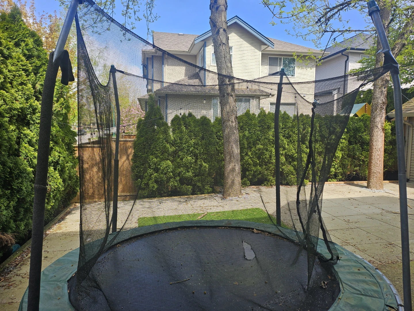 Trampoline with Safety Net