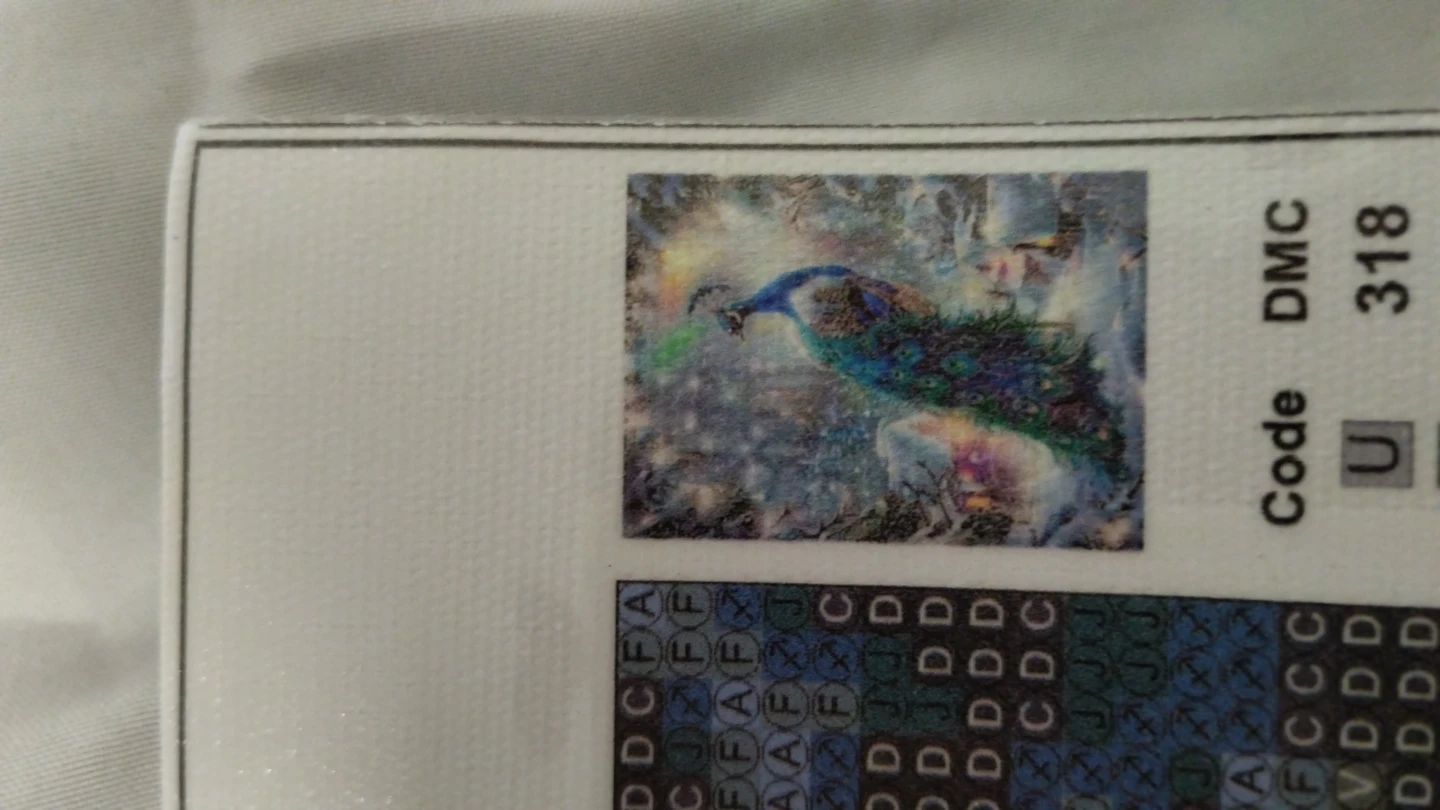 Diamond Painting Kit - Peacock Design 30x40cm - photo 5