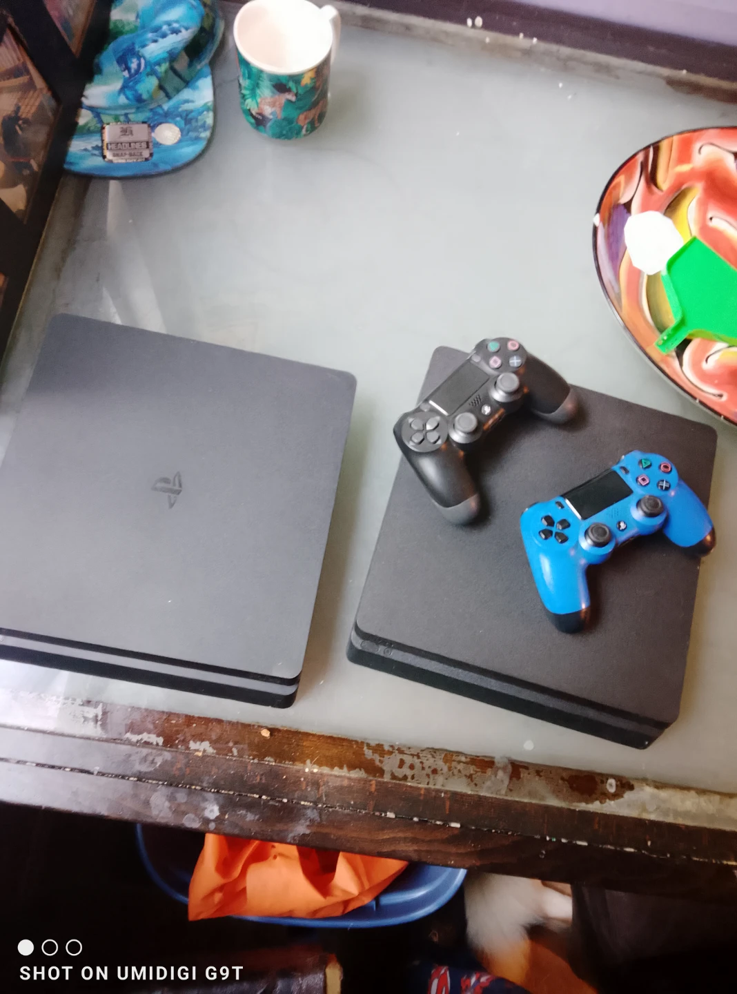 PlayStation 4 Console with Two Controllers
