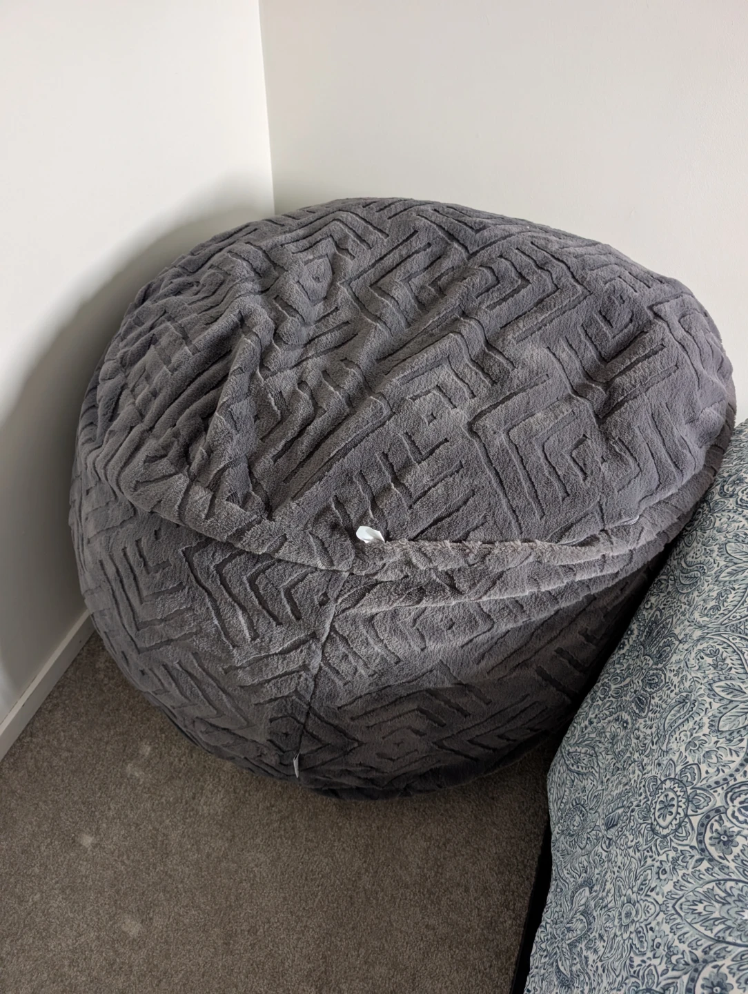 Beanbag chair (memory foam filled)