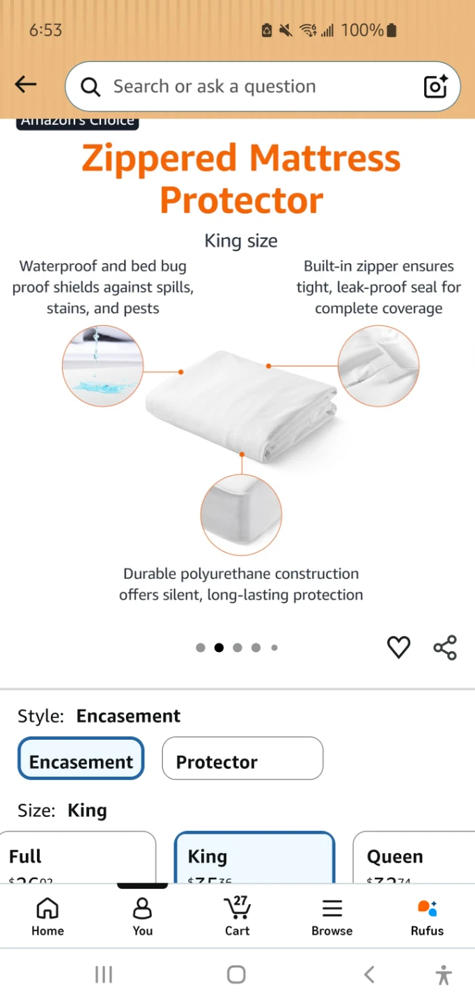 Dormeo One 11" Mattress and protective cover - photo 4