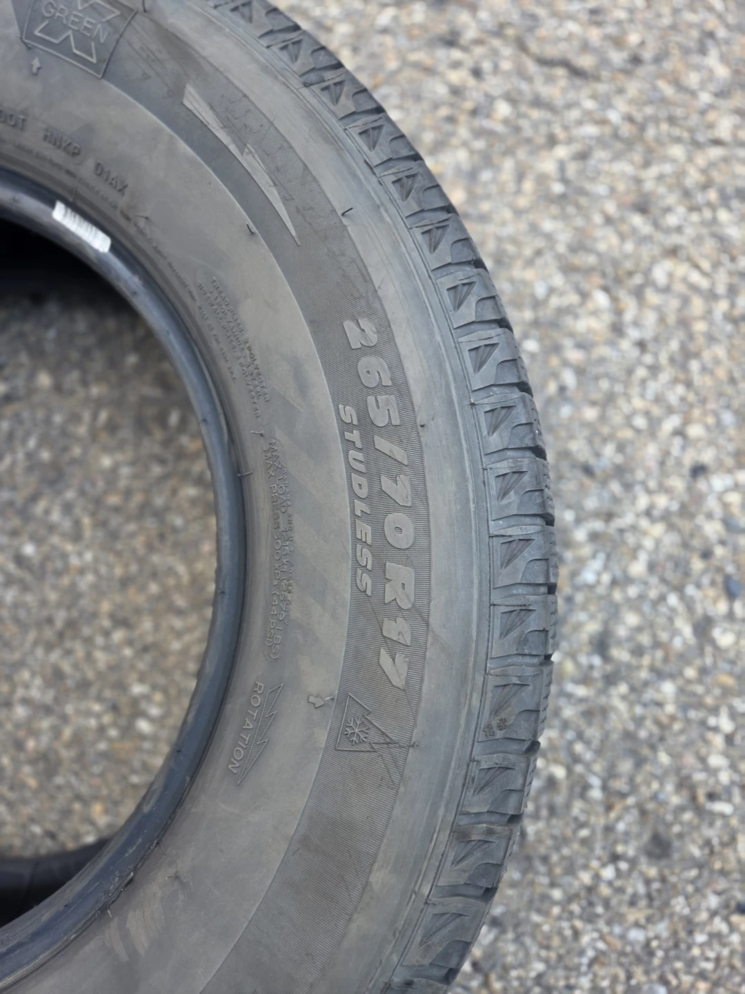 2 Michelin Latitude X-Ice Studless Winter Tires - 265/70R17 - photo 3