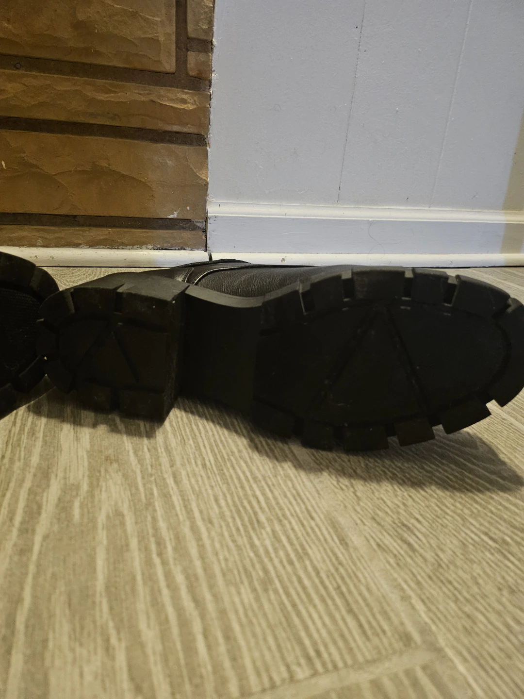 For Festivals Black Combat Lug Sole Boots Size 8.5M fits size 9 - photo 4