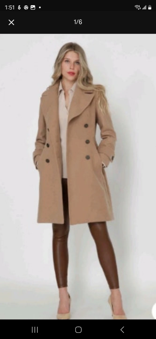 Sandra Angelozzi ( Femme de Carriere)  coat size 40 ( M- L) BNWT