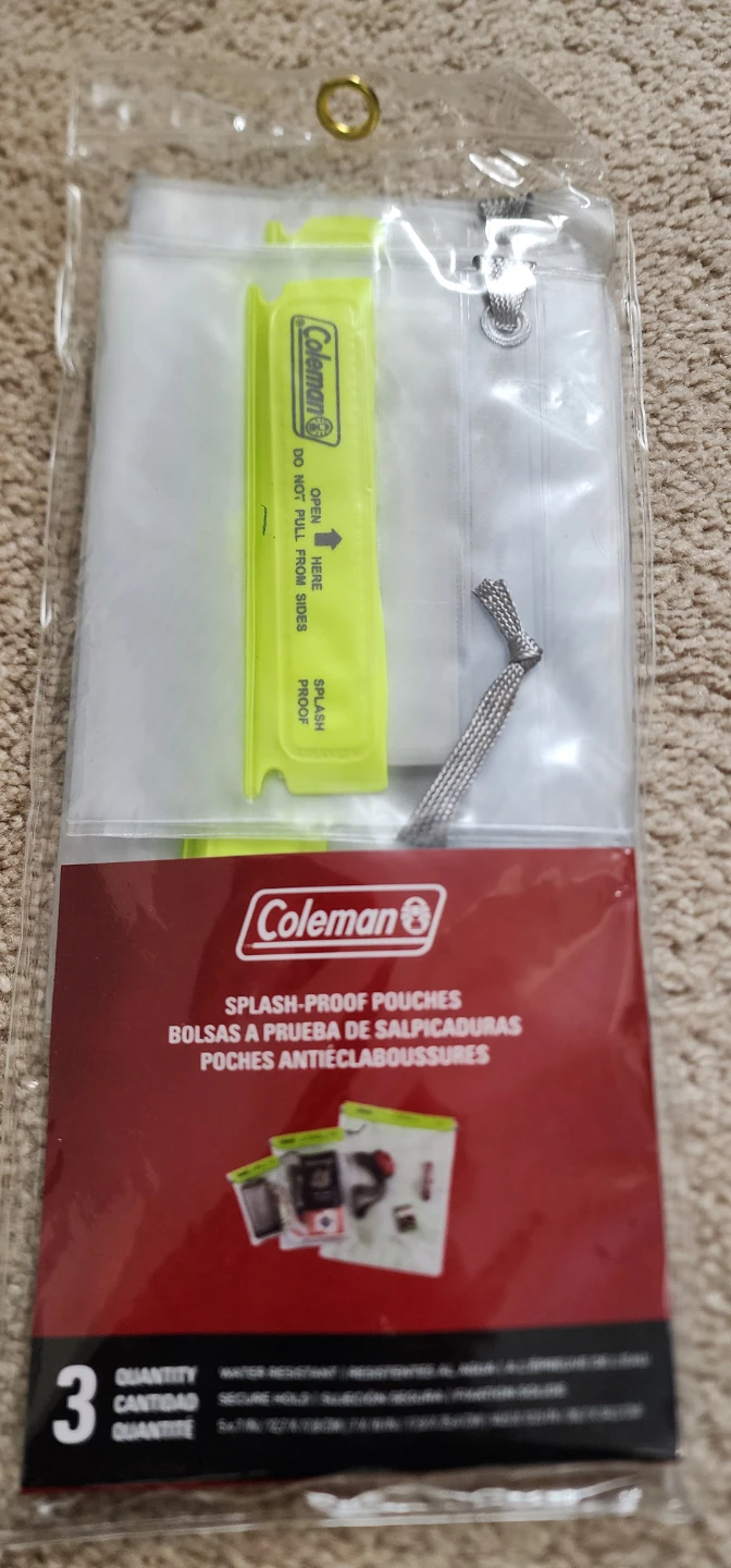 Coleman Splash-Proof Pouches (3-Pack)