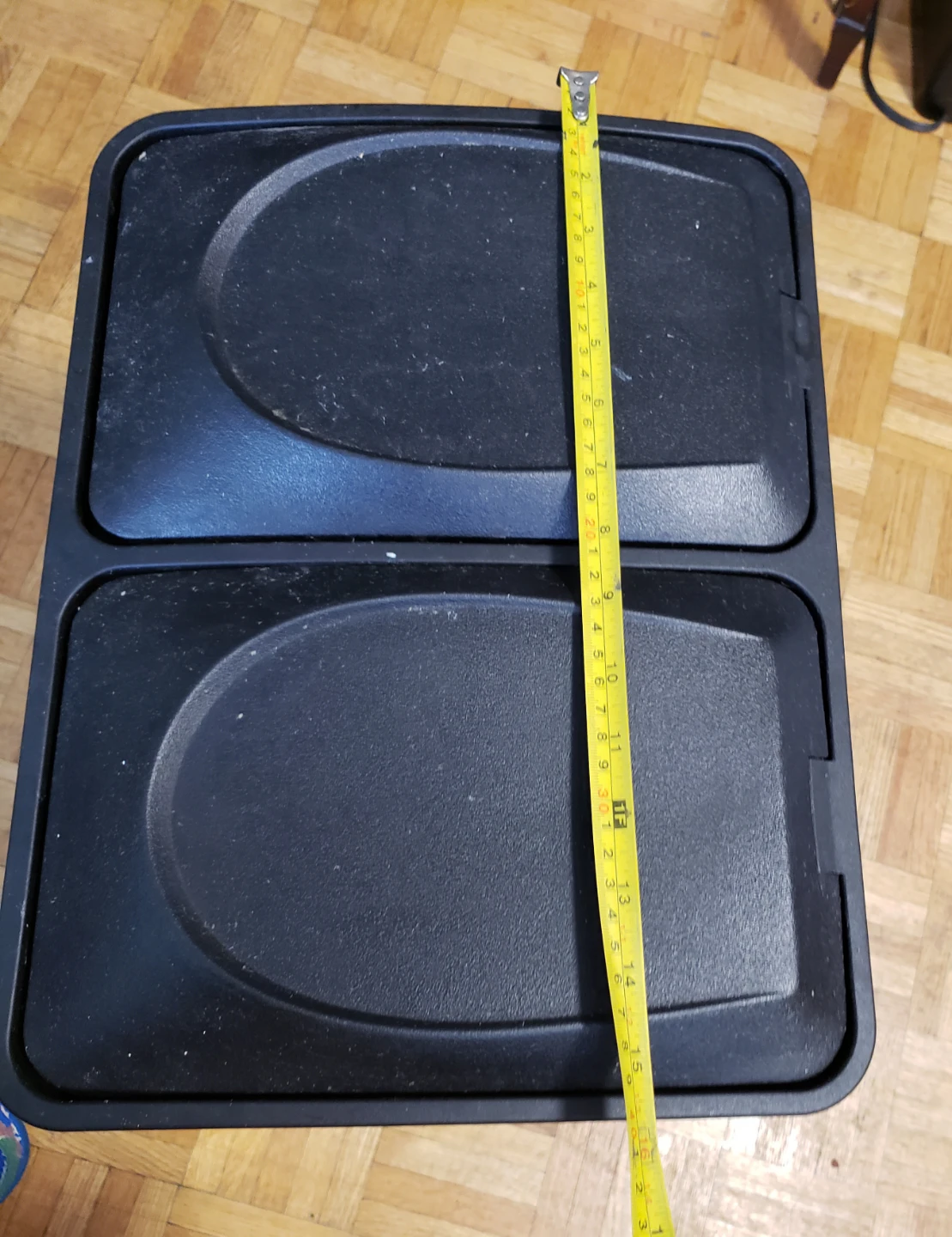 Dual compartment trash can - photo 4