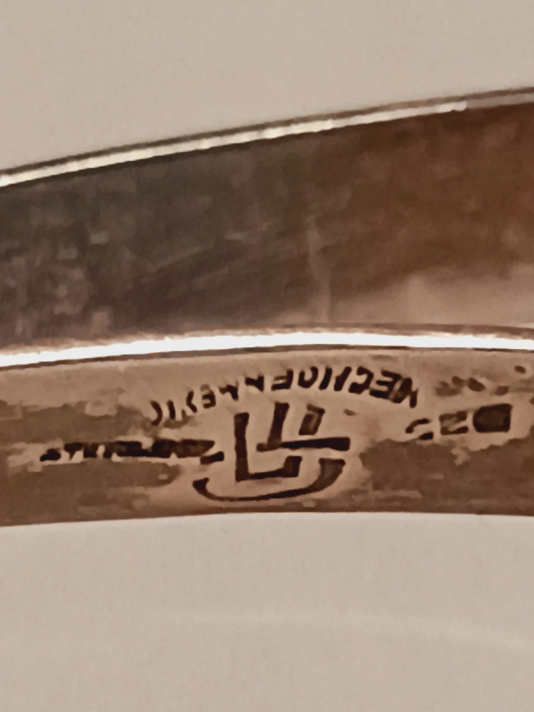 Sterling Silver 925 Modernist Mexican Designer Signed Choker - photo 4