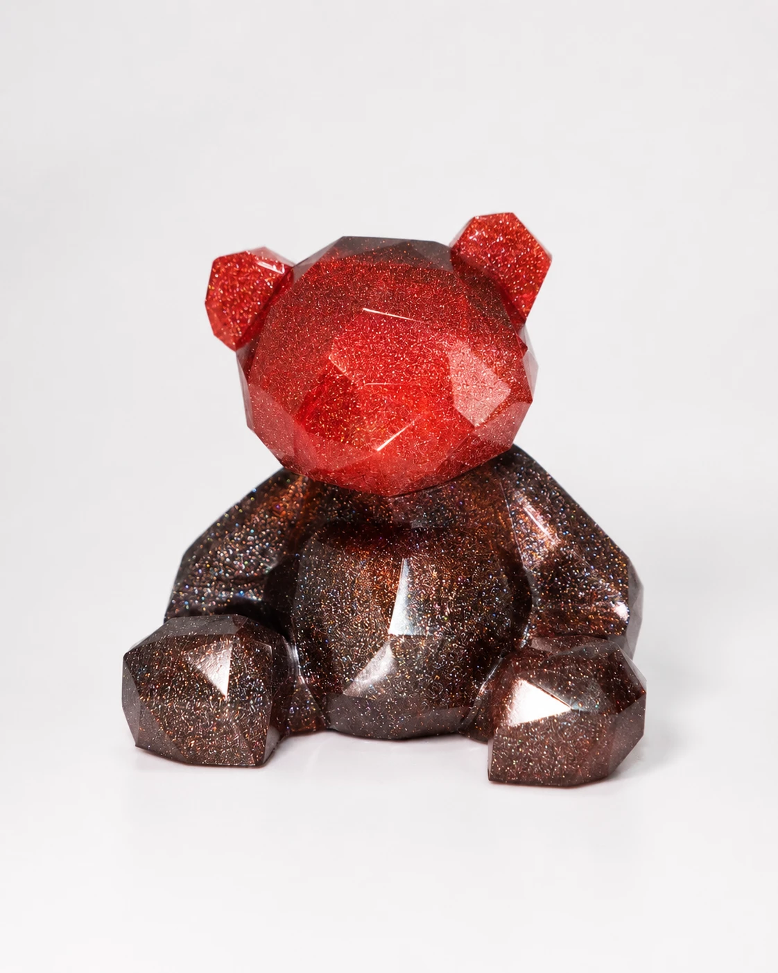 Crystal Diamond Cut Teddy Bear Figurine - photo 4
