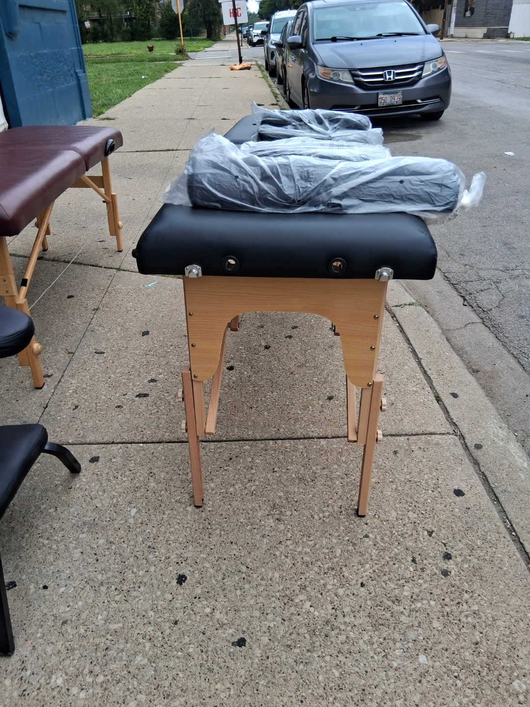 Black message table like new - photo 2