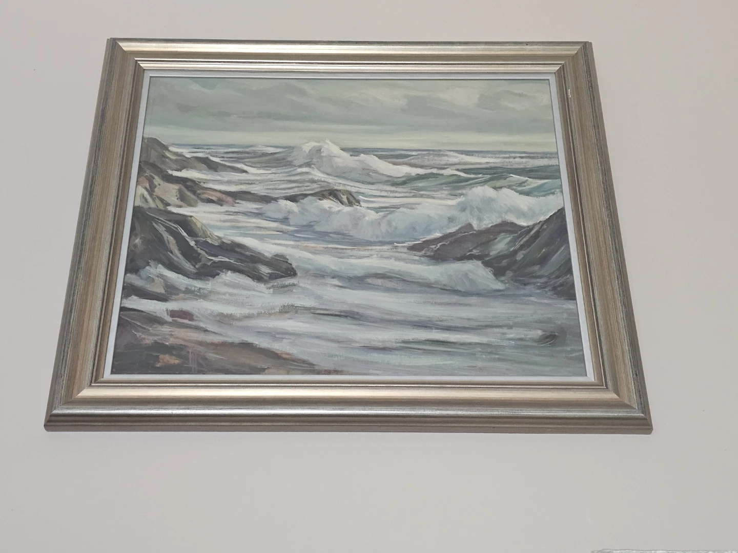 Framed Seascape Painting