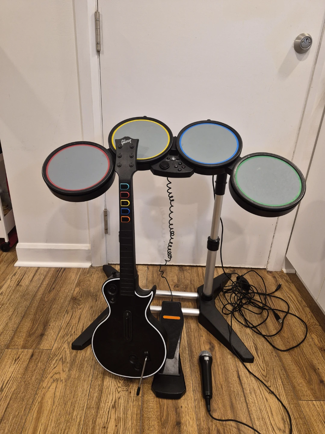 Rock Band and Guitar Hero Bundle FULL SET + 3 Ps3 Games