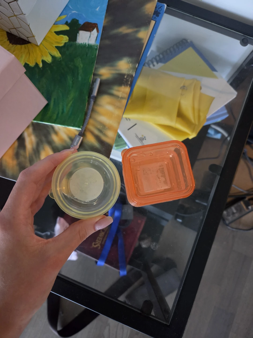 Set of 4 small food storage containers - photo 2