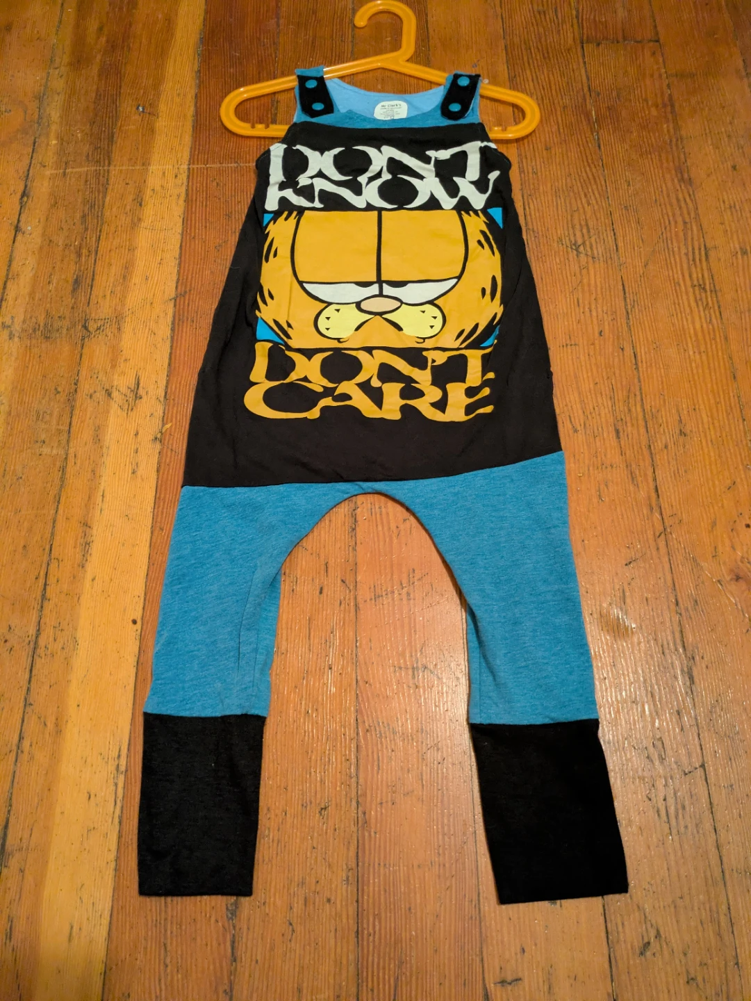One of a Kind Garfield "Don't Know, Don't Care" Romper