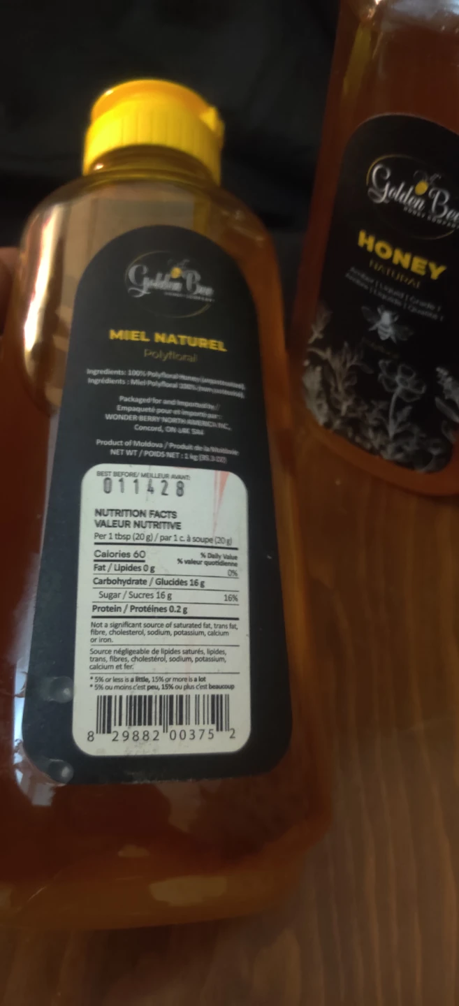 Golden Bee Natural Polyfloral Honey 1 kg x 2 - photo 3