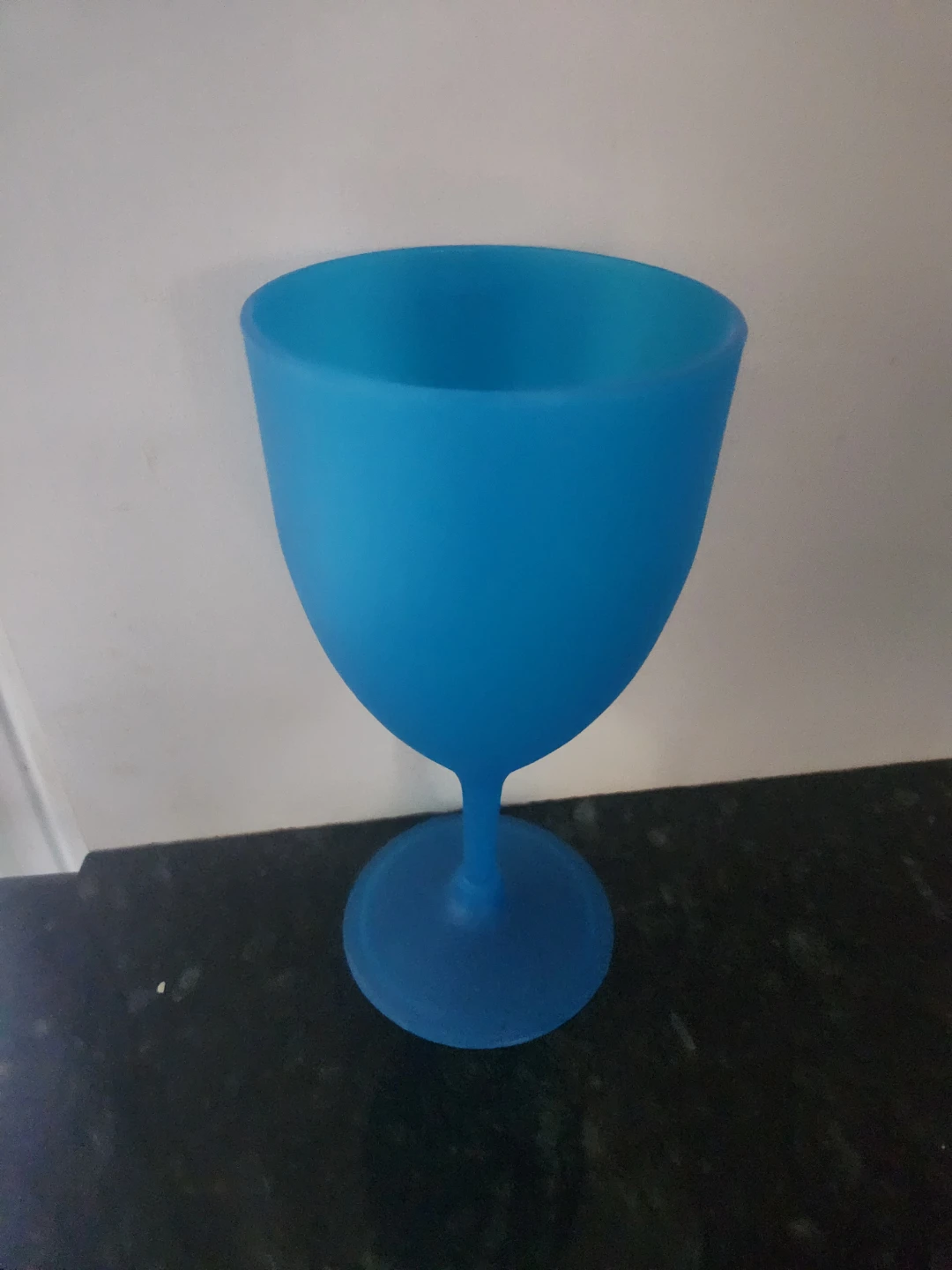 Set of 11 Blue Plastic Wine Glasses - photo 3