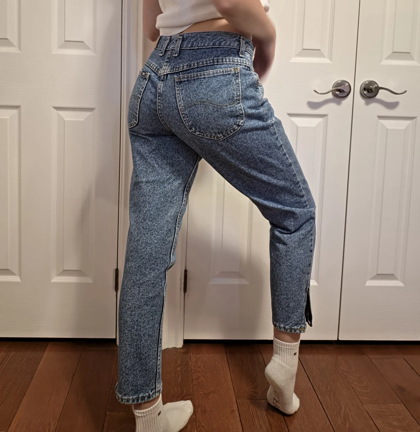 Lee Riders Acid Wash Denim Capri Jeans - photo 2