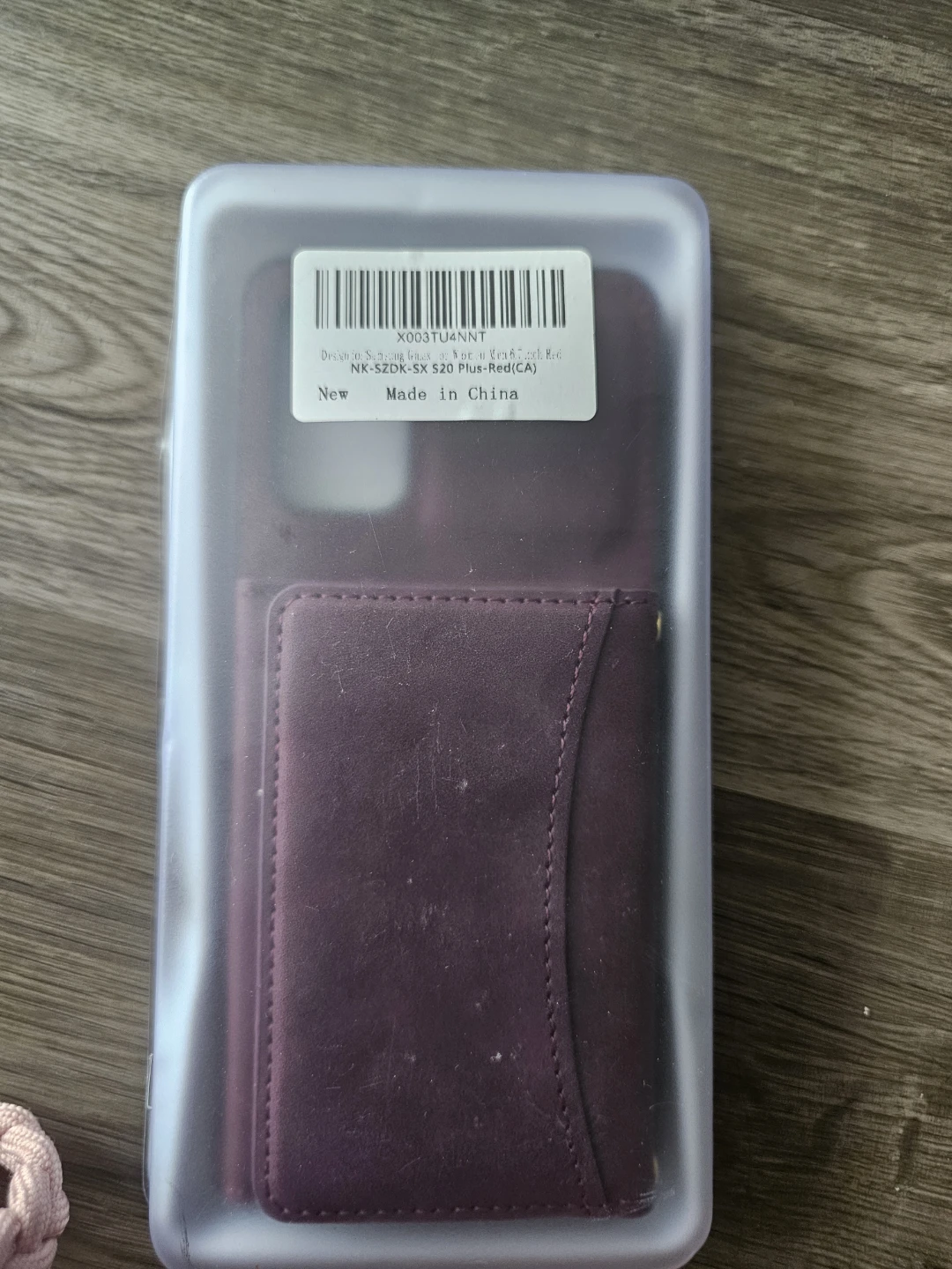 Samsung S20 Plus Wallet Phone Case - Red - photo 5