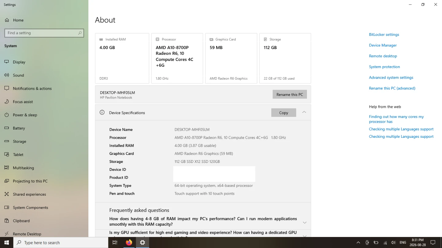 HP Pavilion Laptop 17 inch - photo 5