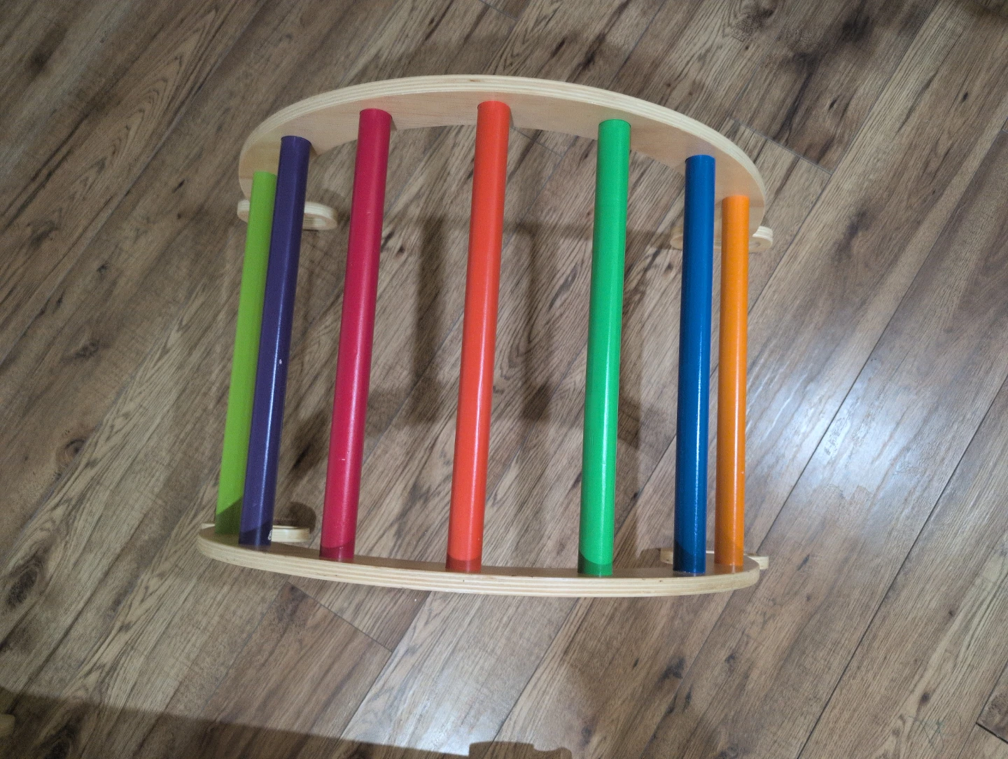 Wooden Pikler Triangle Climber with Slide - photo 4