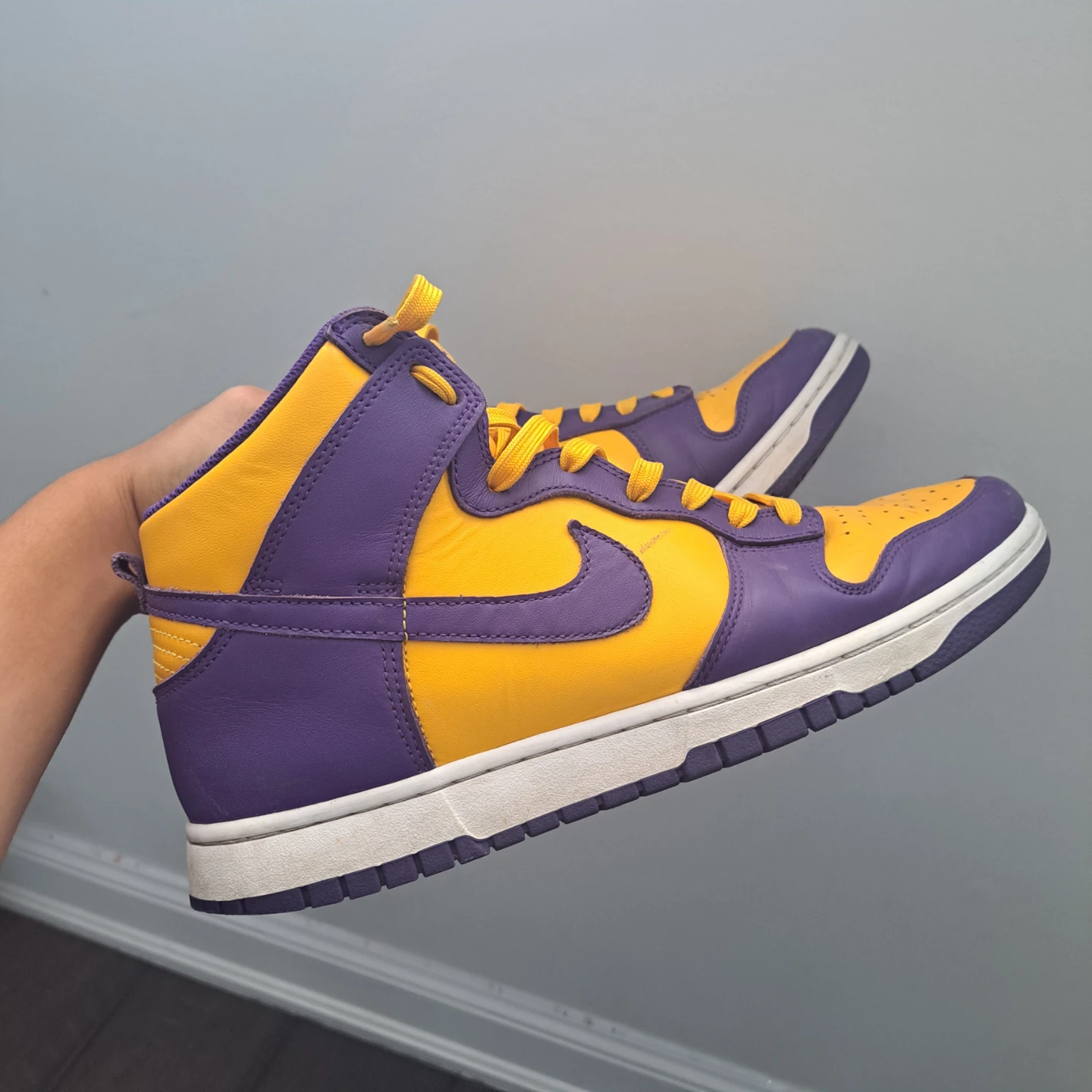 Nike Dunk High Lakers