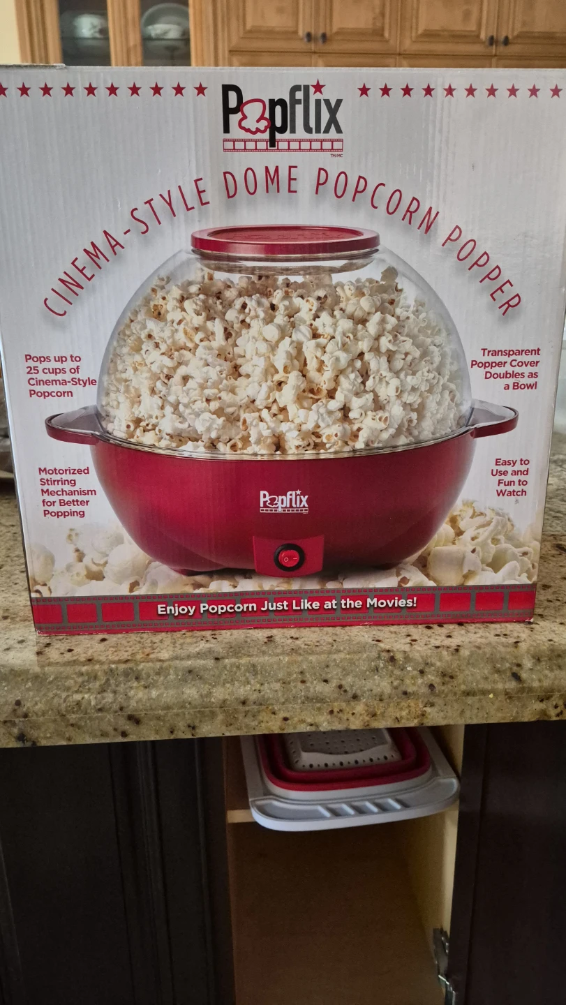 Popflix Cinema-Style Dome Popcorn Popper