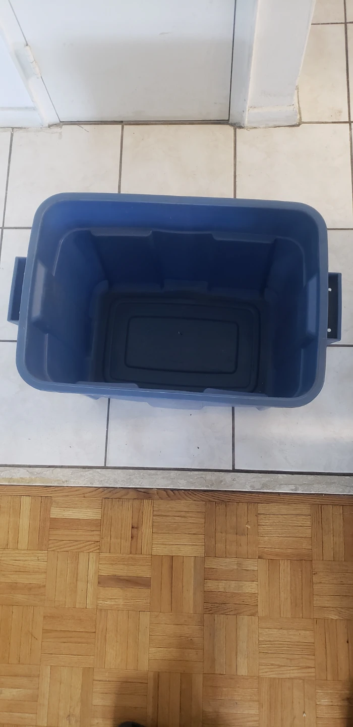 Blue Storage Totes with Lids - photo 3