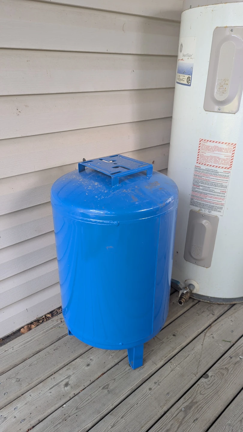Blue Pressure Tank