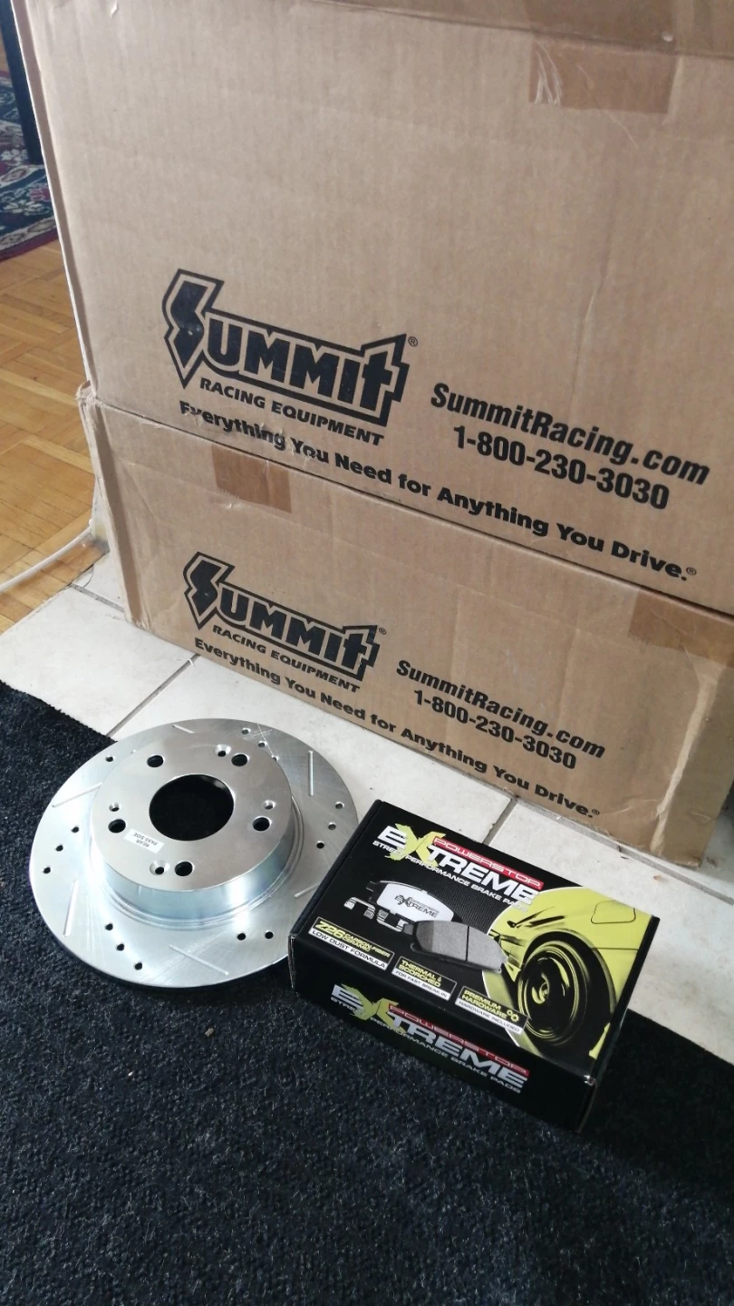Summit Racing Brake Rotor and Pad Kit