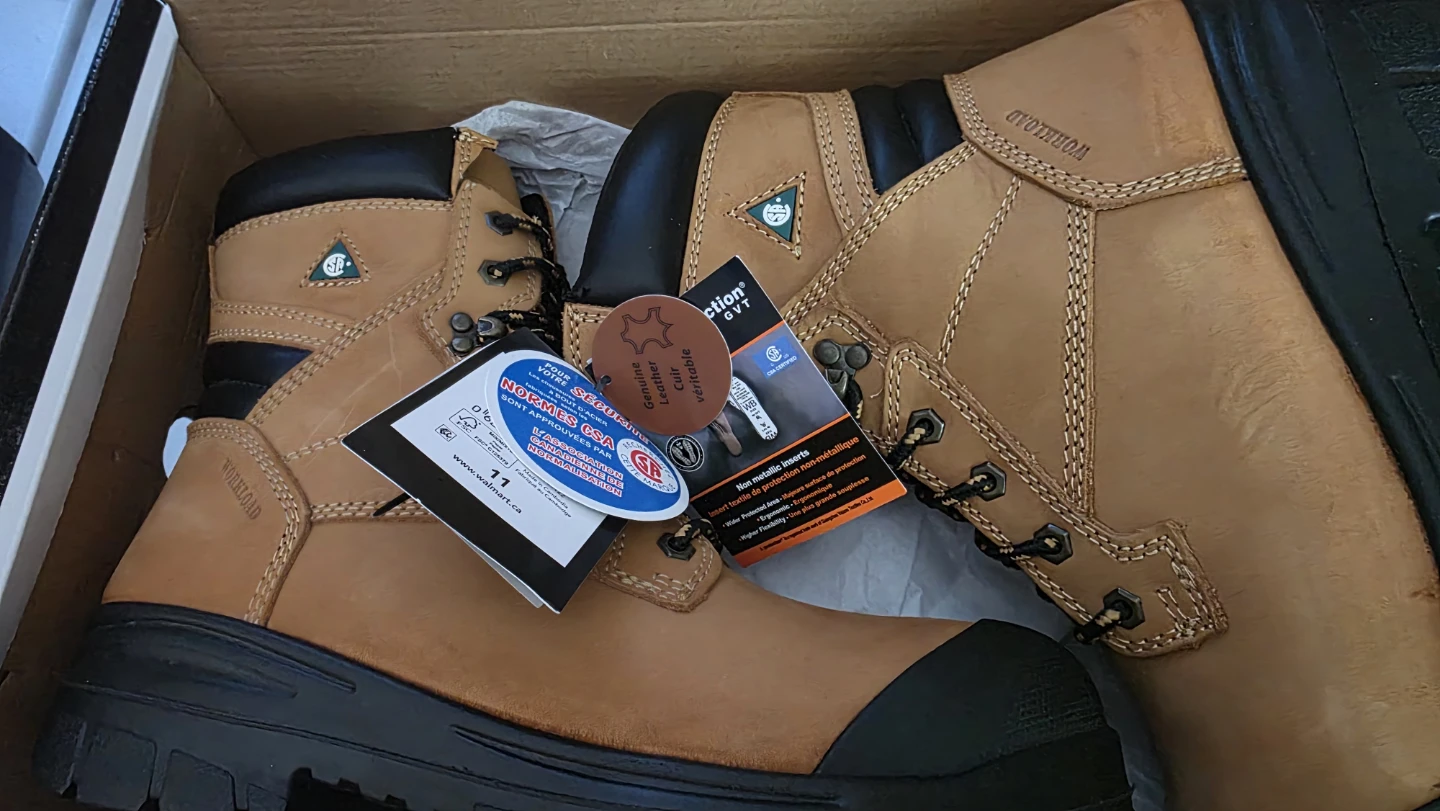 Workload Genuine Leather CSA Approved Work Boots - Size 11