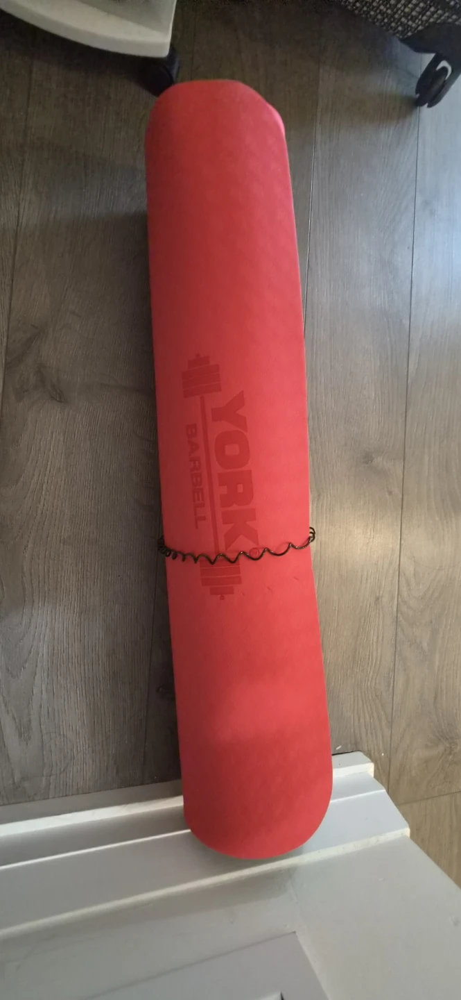 York Barbell Red Yoga Mat