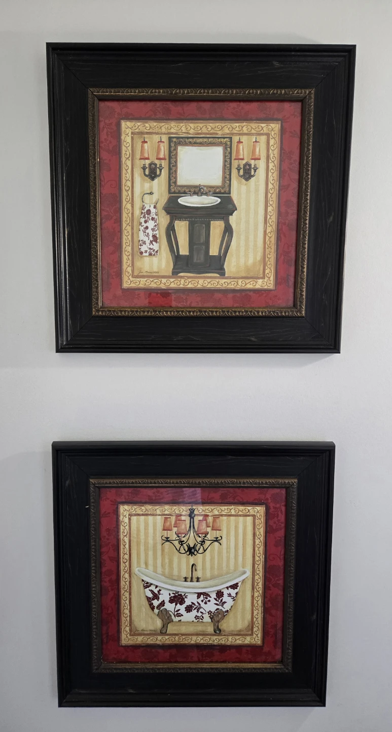 Elegant Bathroom Wall Art - Set of 2 Pieces - photo 2