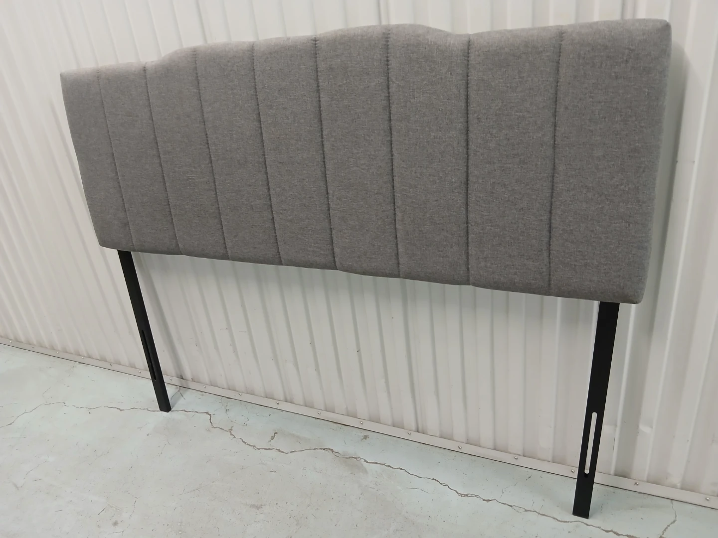 Gray Upholstered Headboard queen size - photo 3