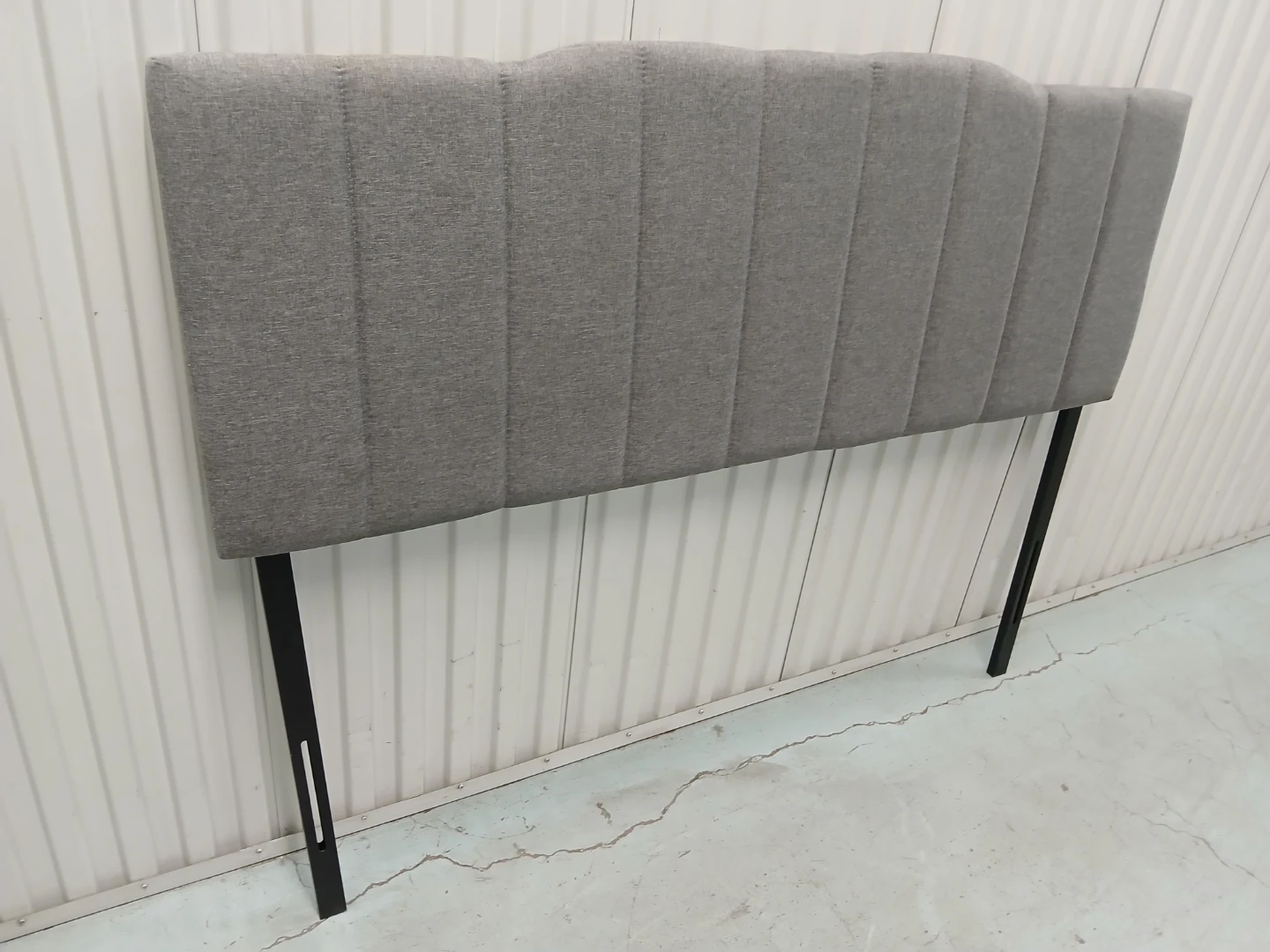 Gray Upholstered Headboard queen size - photo 5