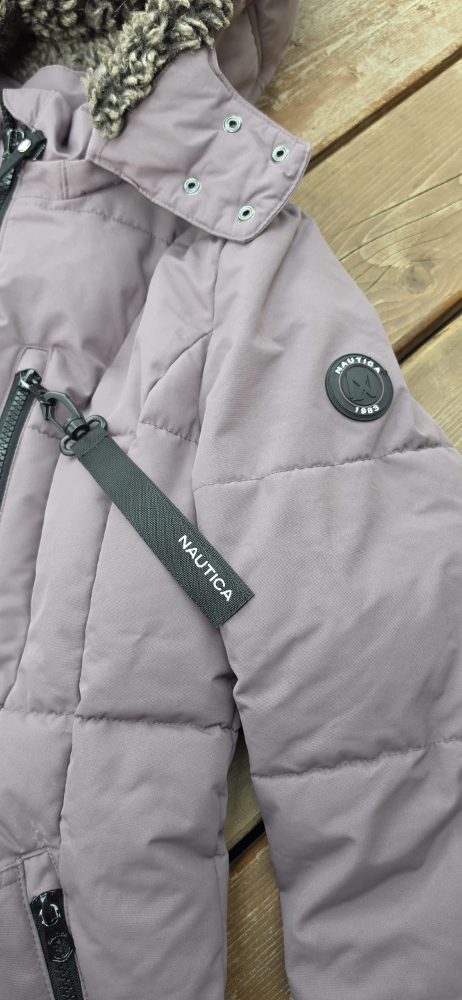 Nautica Puffer Winter Coat Lilac XS/TP - photo 4