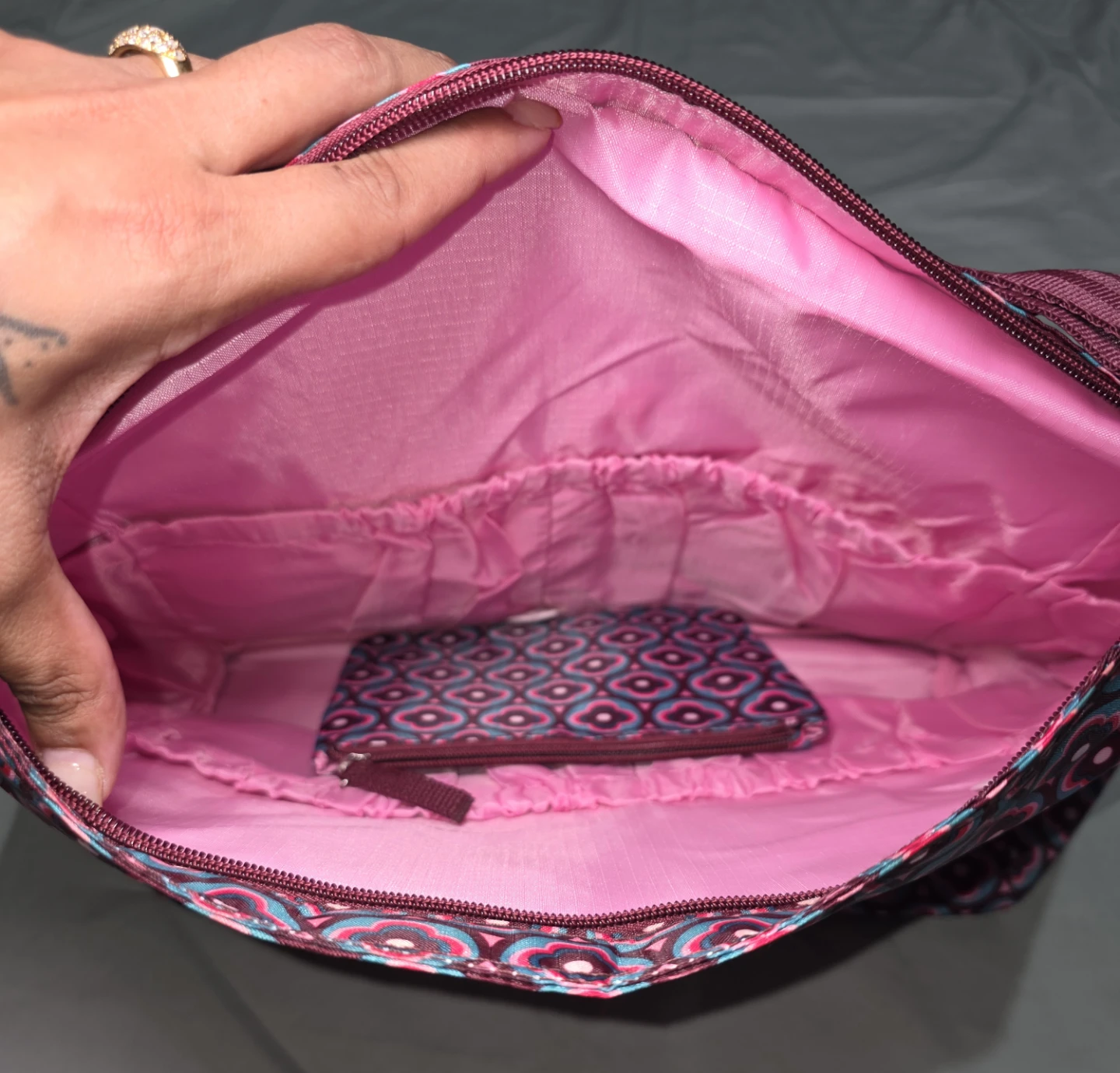 3 Piece Diaper Bag Set- Bag, Changing Mat and Small Purse - photo 5
