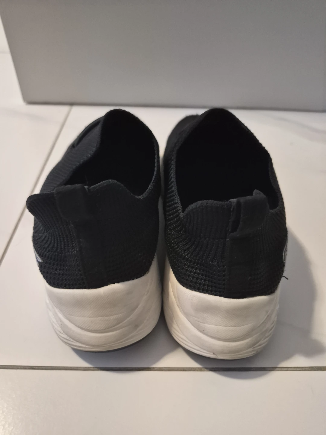 Skechers Black Knit Slip-On Sneakers - photo 2