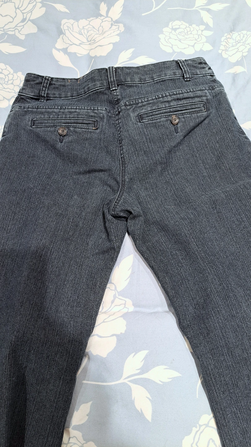 Contrast Wide Leg Jeans - photo 4