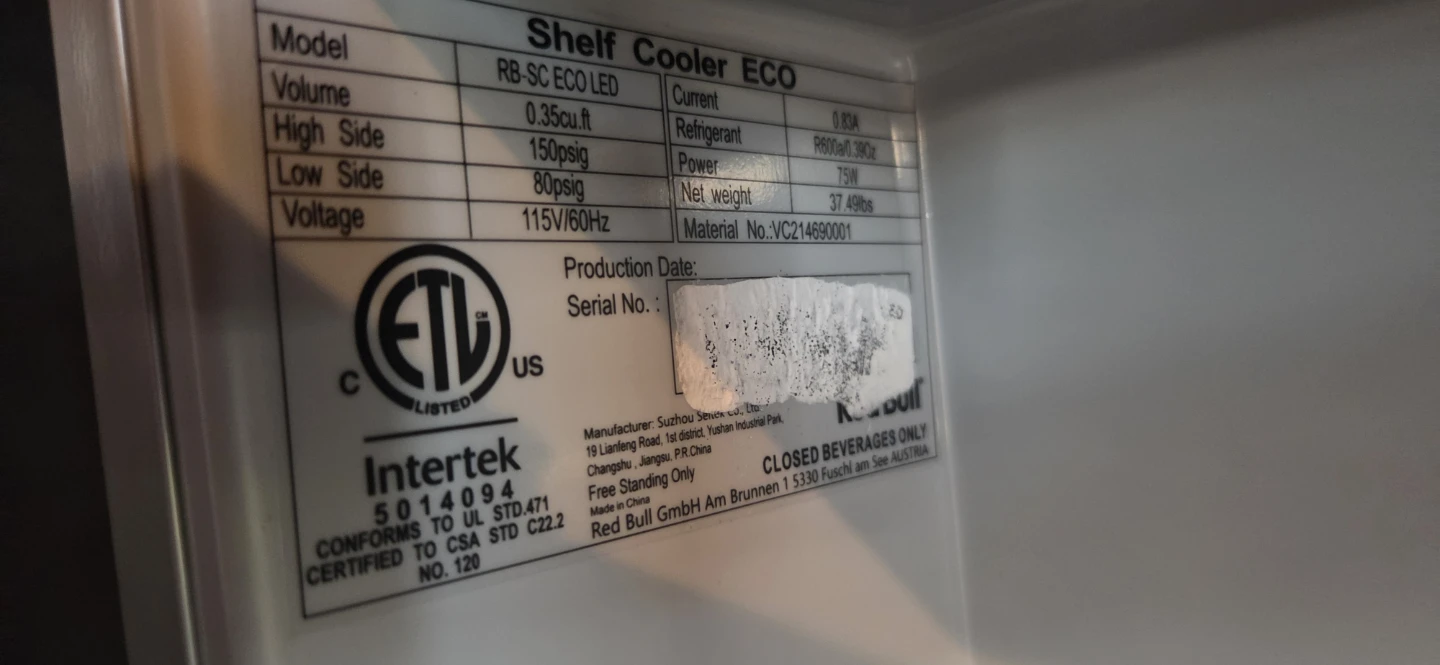 Red Bull Shelf Cooler mini ECO LED - photo 5
