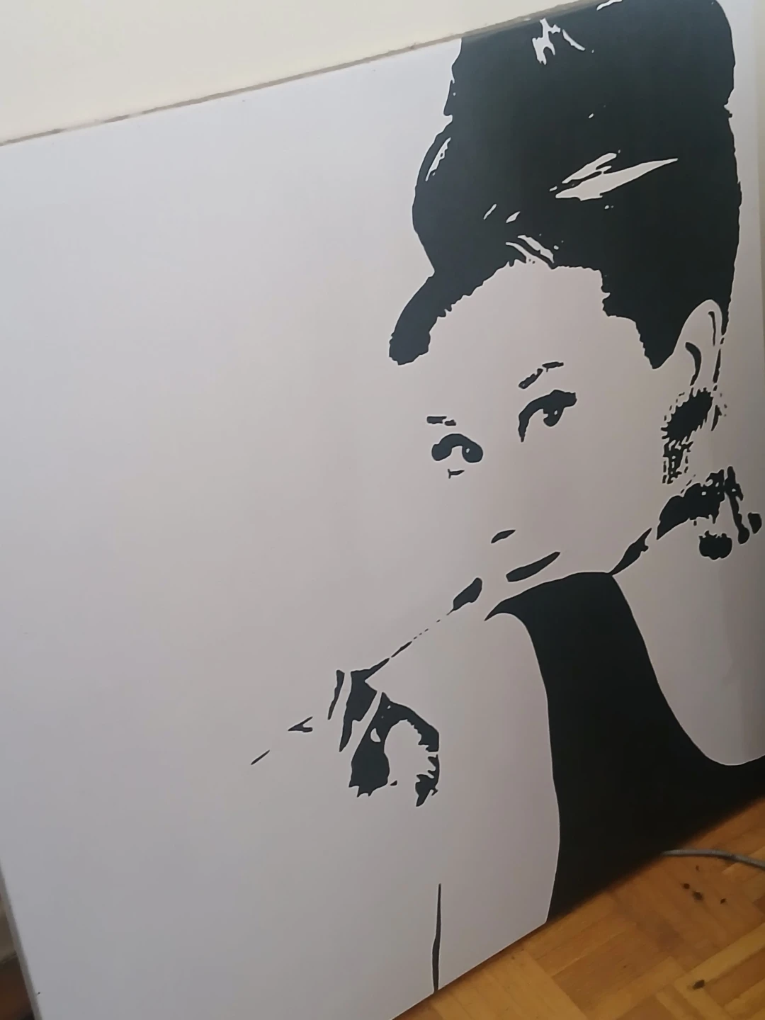 Audrey Hepburn wall canvas print moving out sale - photo 2
