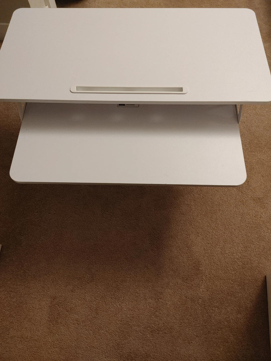 White Standing Desk Converter - photo 3
