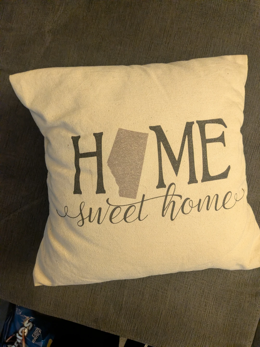 throw pillow. Pick up in St Albert