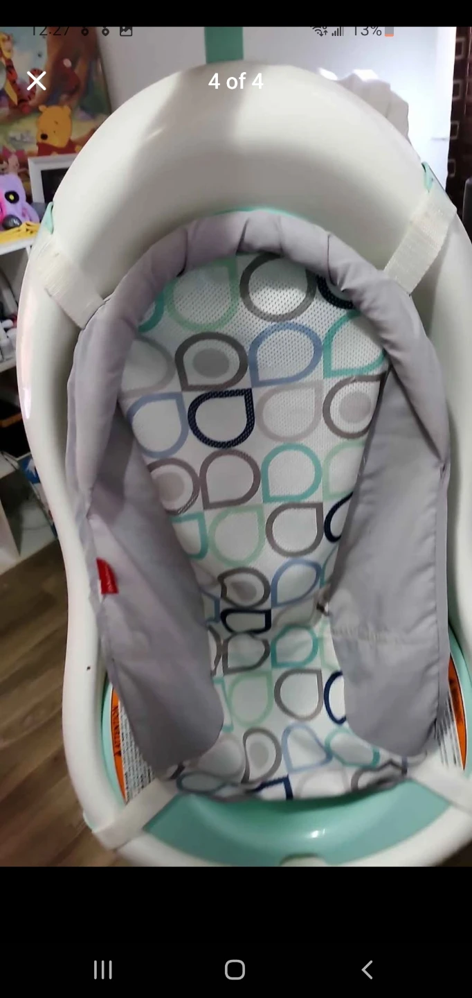 Baby Bassinet with Floral Print Sheet - photo 4