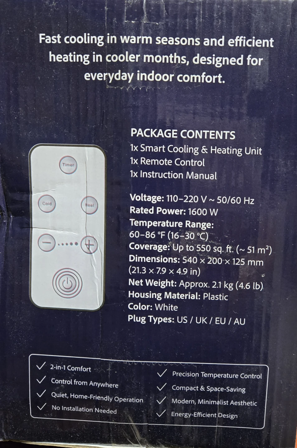 Dual Cooling & Heating > Plug & Go - photo 3