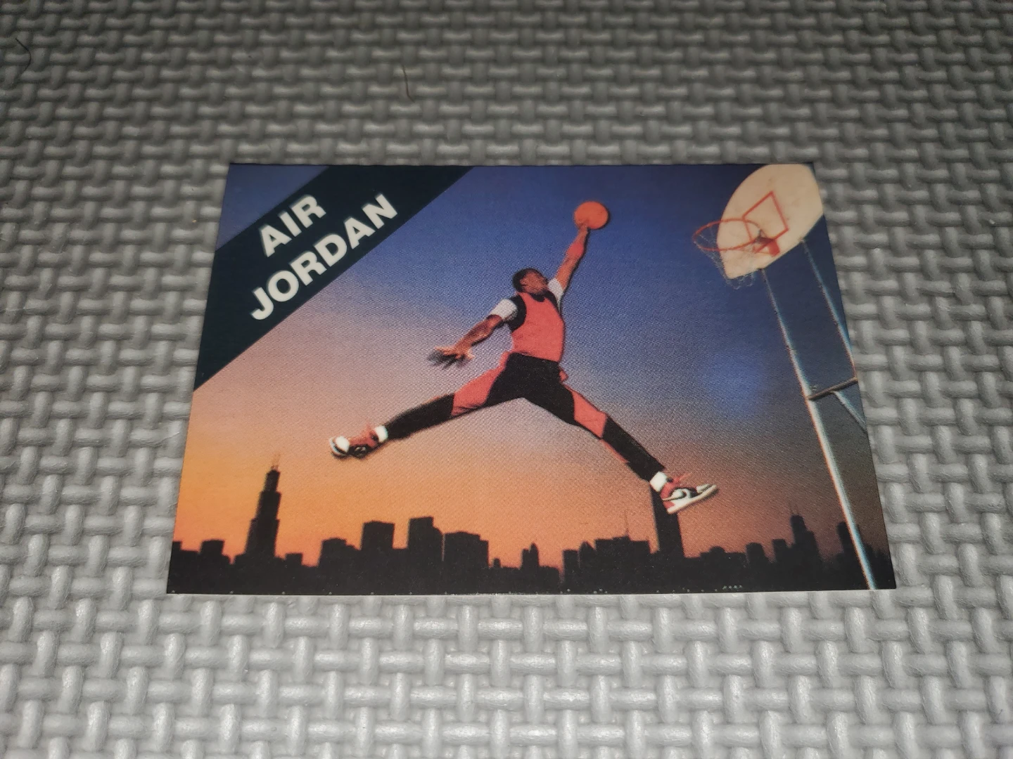 1990 Nike Air Jordan Jumpman Promo Card - photo 2