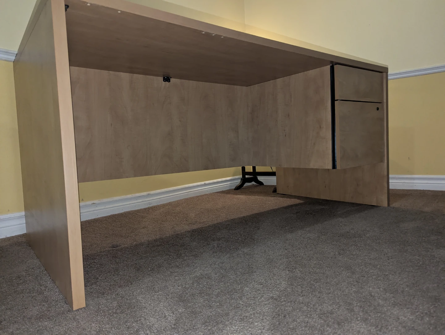 Light Wood Desk with Drawer - photo 3