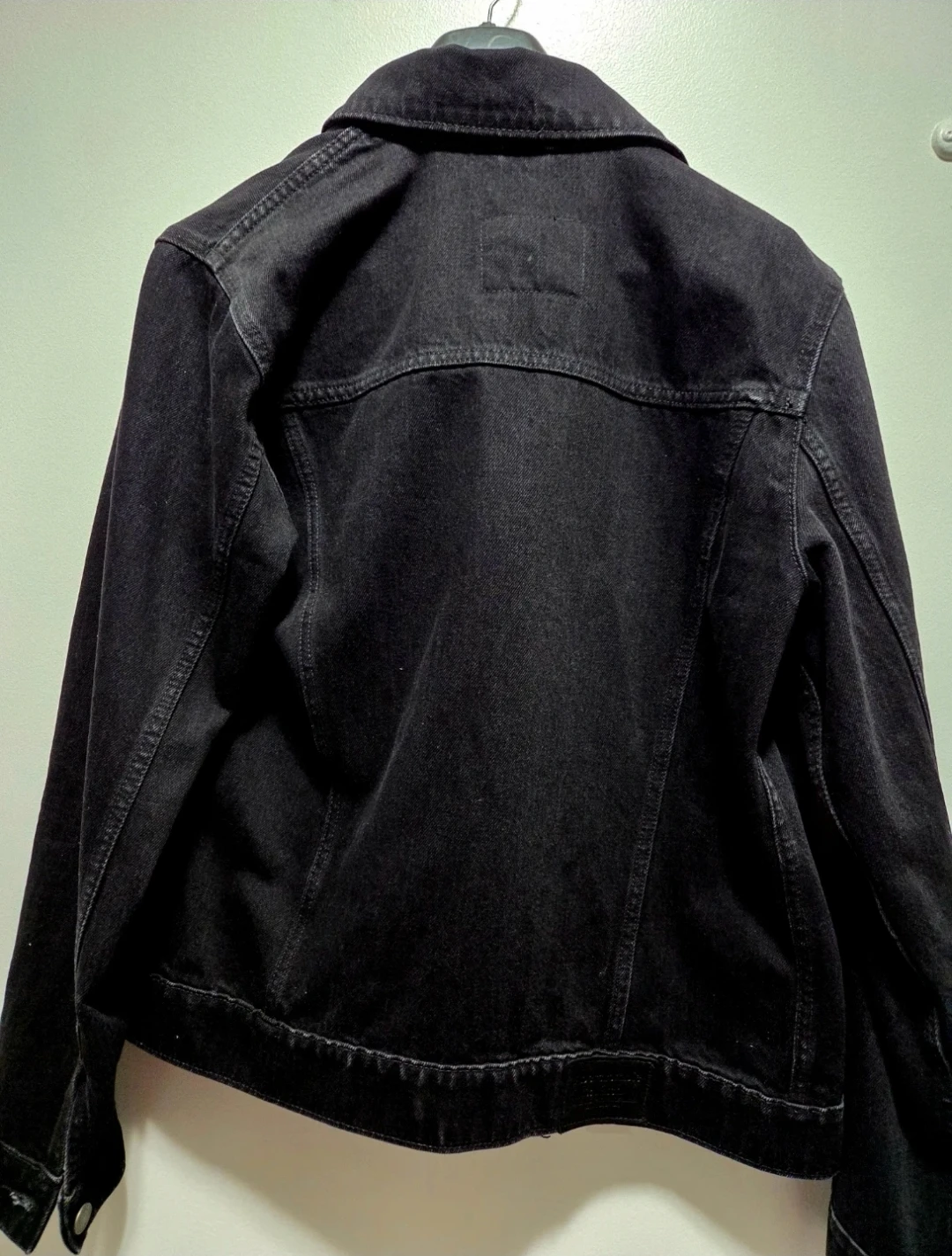 Abercrombie & Fitch Black Denim Jacket - Size S - photo 2