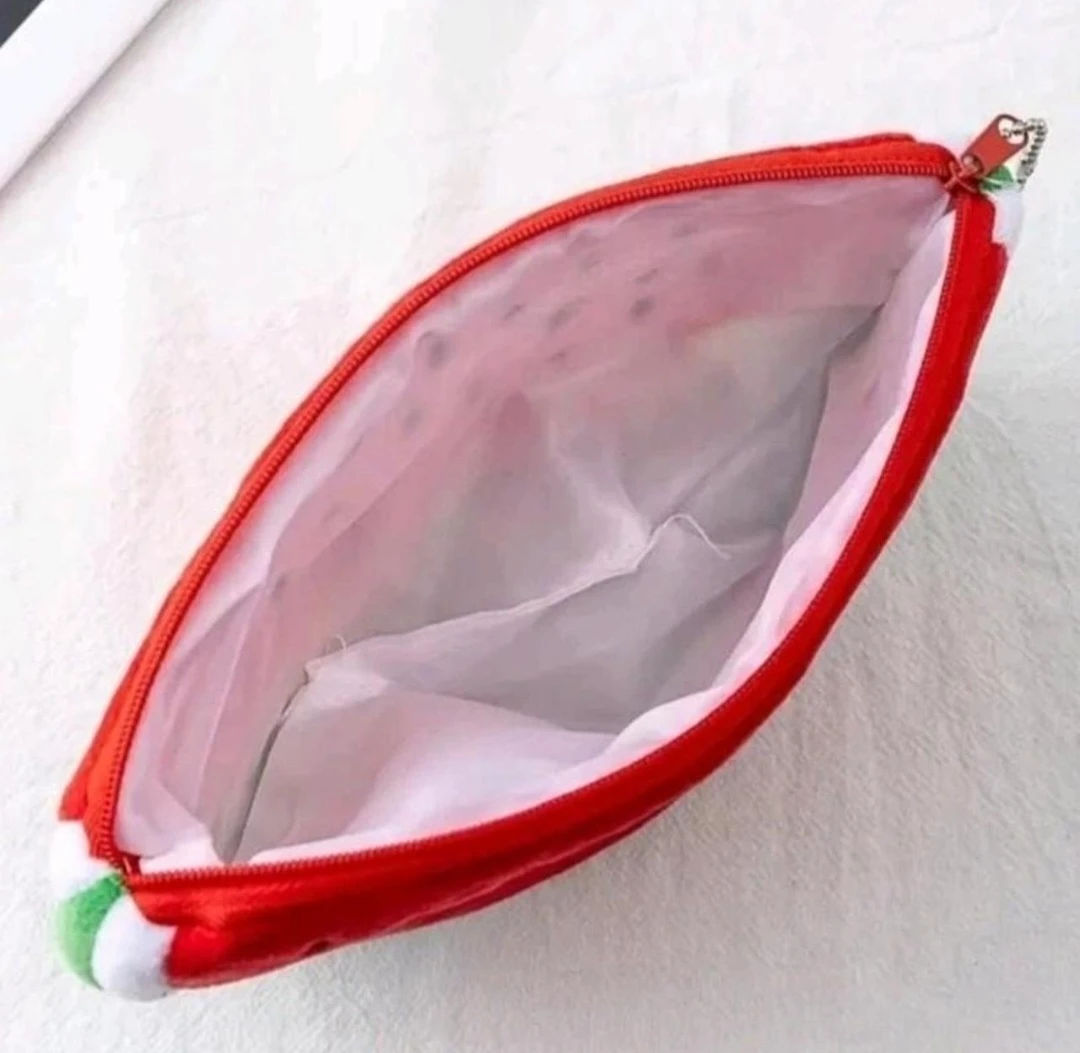 Plush Watermelon Pencil Case Pouch - photo 3